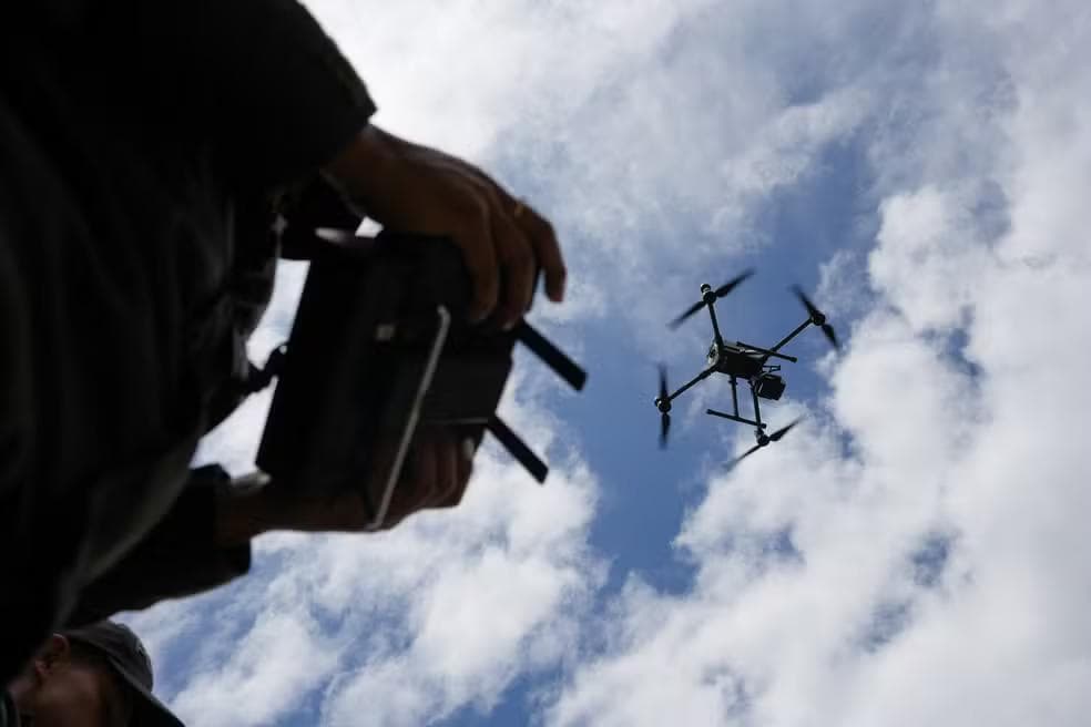 Drones desafiam esquema de segurança dos EUA na Copa do Mundo — Foto: REUTERS/Jair F. Coll