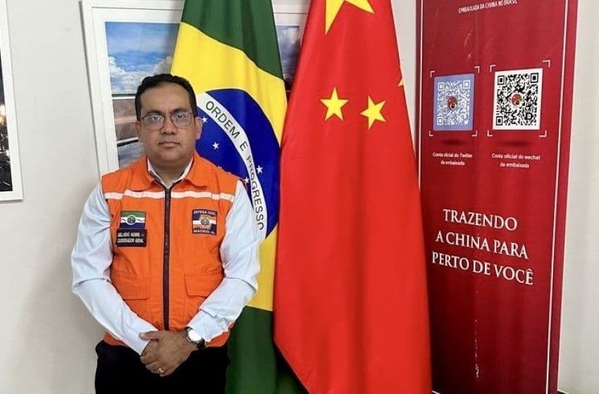 Encontro foi realizado no salão principal da embaixada chinesa. Foto: Defesa Civil Maceió