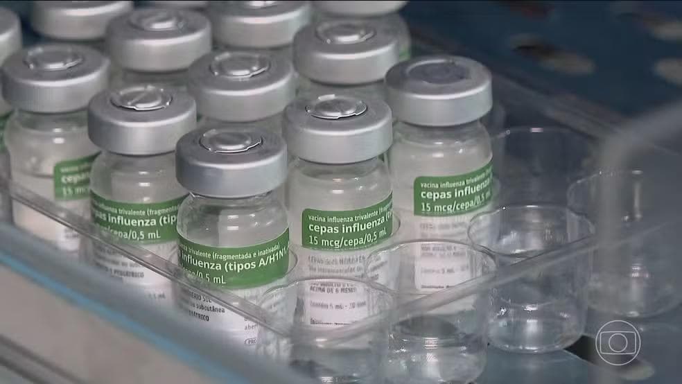 Vacinação contra a gripe: 25 milhões do público prioritário ainda não se imunizaram — Foto: Reprodução/TV Globo