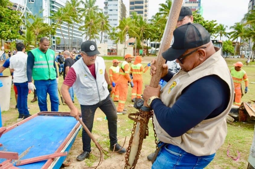 As ações seguirão até que o trabalho seja finalizado. Foto: Beto Macário / Secom Maceió