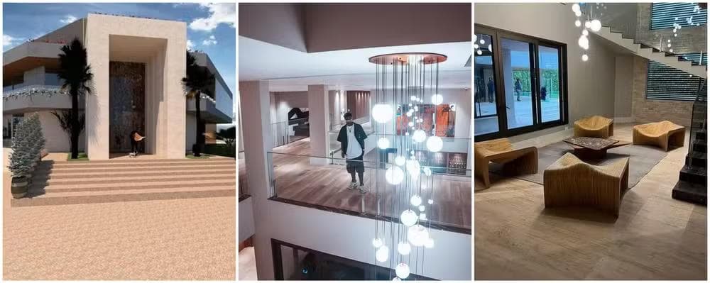 A mansão de Vini Jr. no Brasil: luxo, valor e curiosidades sobre o imóvel — Foto: Reprodução Instagram
