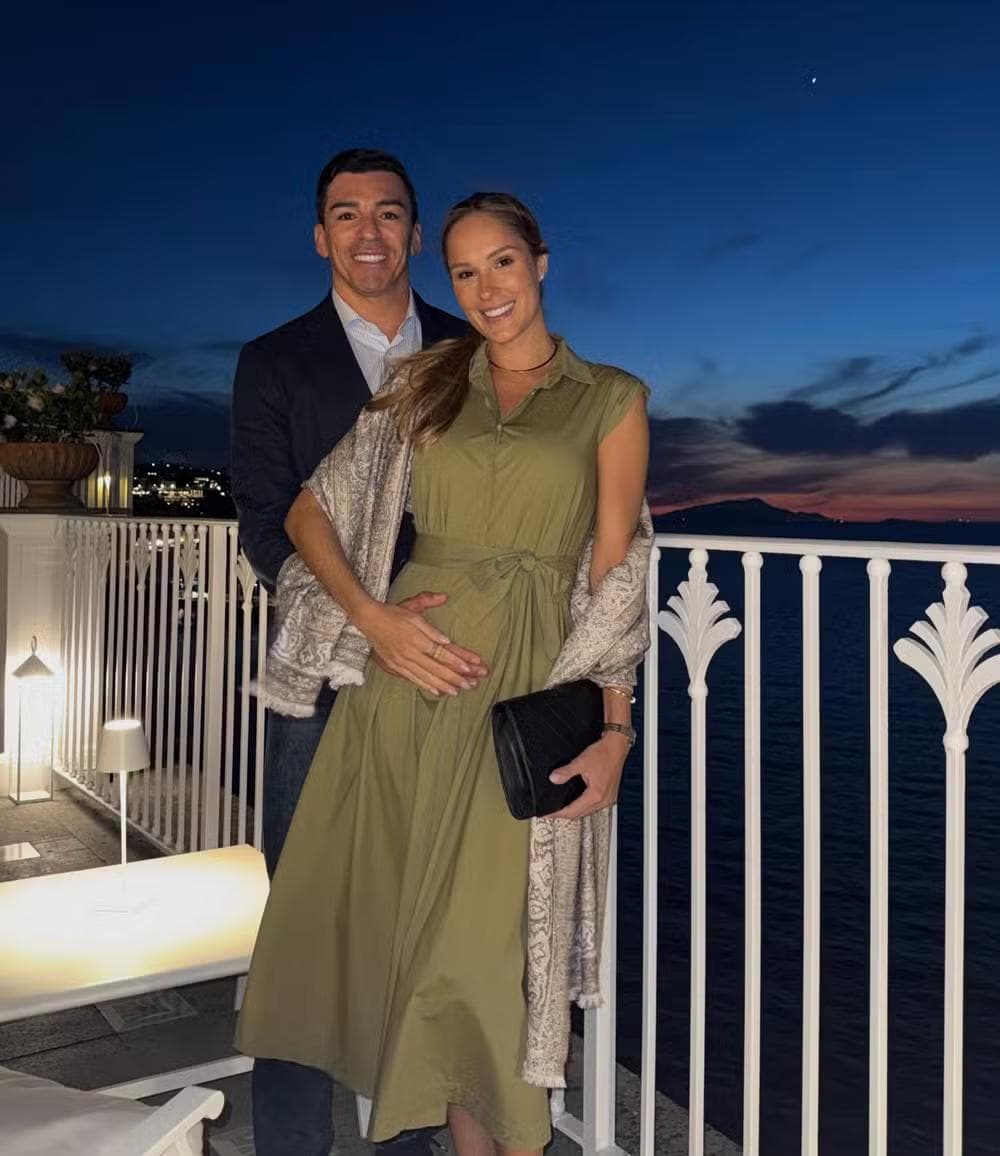 zagueiro Lúcio anuncia primeiro filho com Marília Scarton — Foto: Reprodução/Instagram