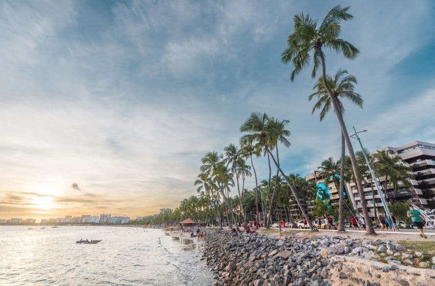 Praias da capital estão entre os principais atrativos para os turistas. Foto: Secom Maceió