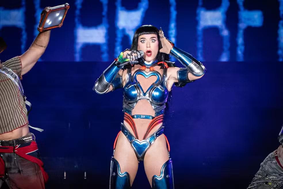 Katy Perry no 5º dia de The Town — Foto: Fabio Tito/g1