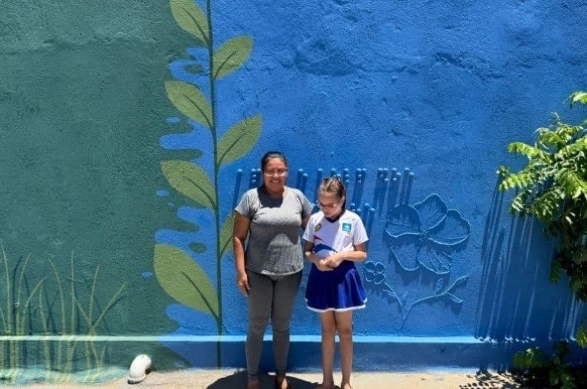 Dona Rosenilda e sua filha Mica. Foto: Ascom Seminfra