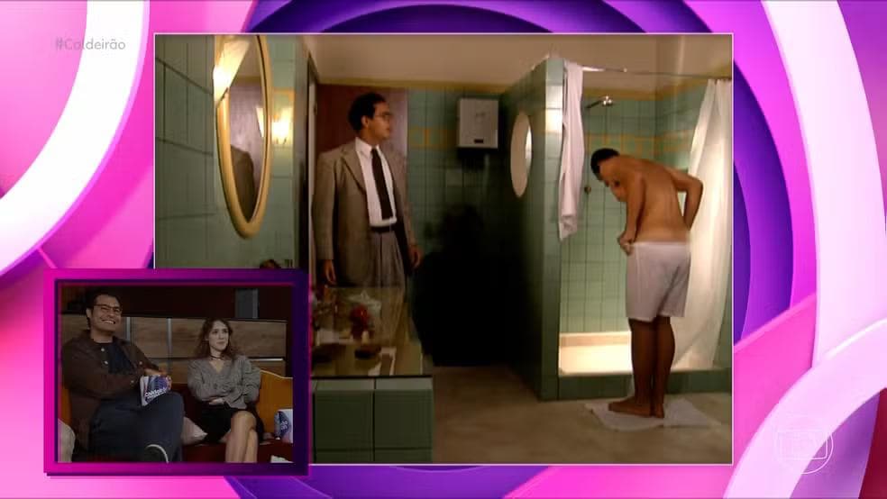 Thiago Lacerda relembra primeira cena de nu artístico na TV — Foto: Reprodução