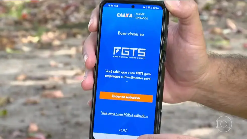 Mais de 11 milhões de trabalhadores estão sem FGTS. — Foto: Reprodução/Jornal Nacional