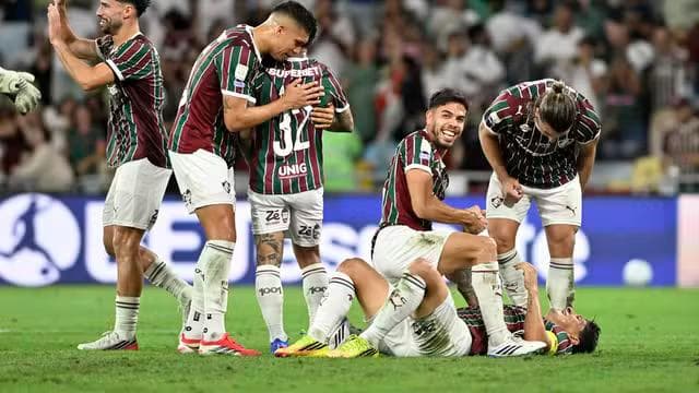 Cano comemora gol do Fluminense contra o Palmeiras (Foto: André Durão)