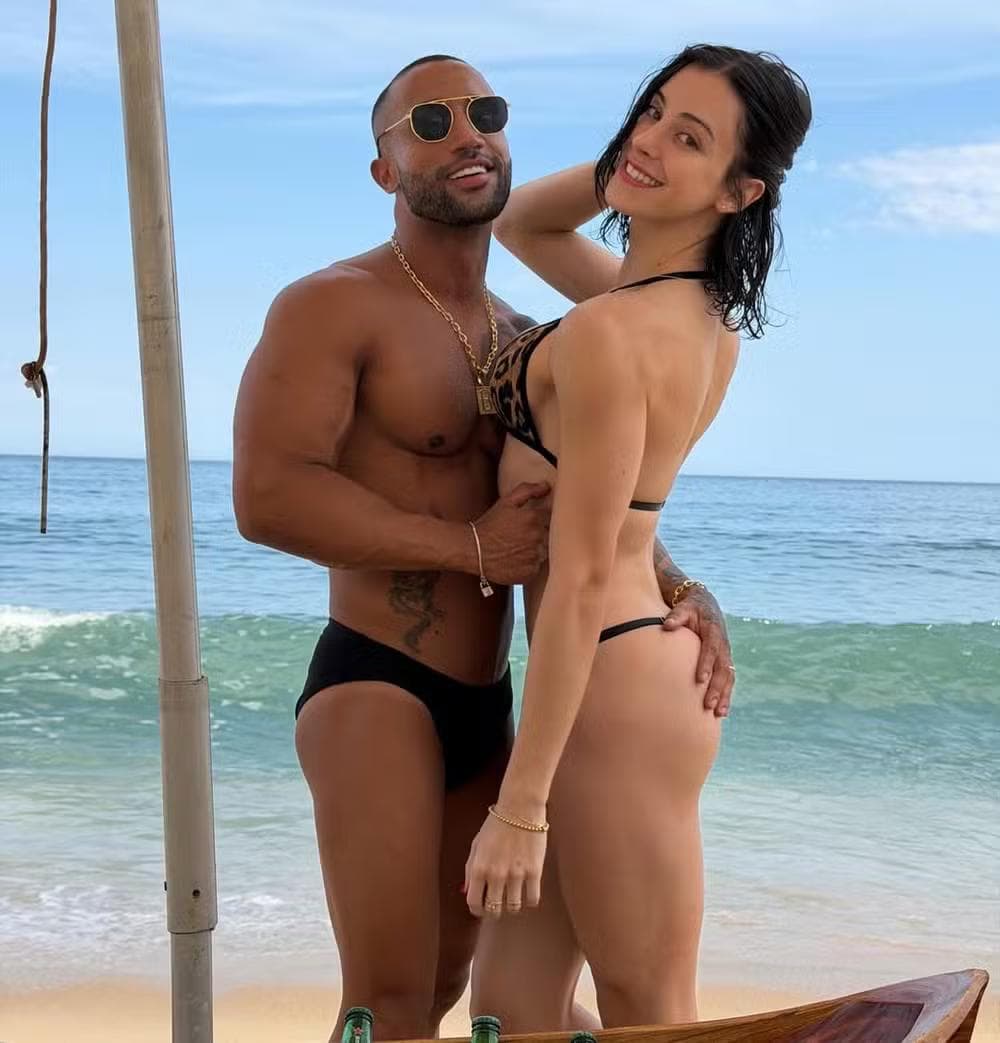 Bella Longuinho e o namorado — Foto: Reprodução/Instagram