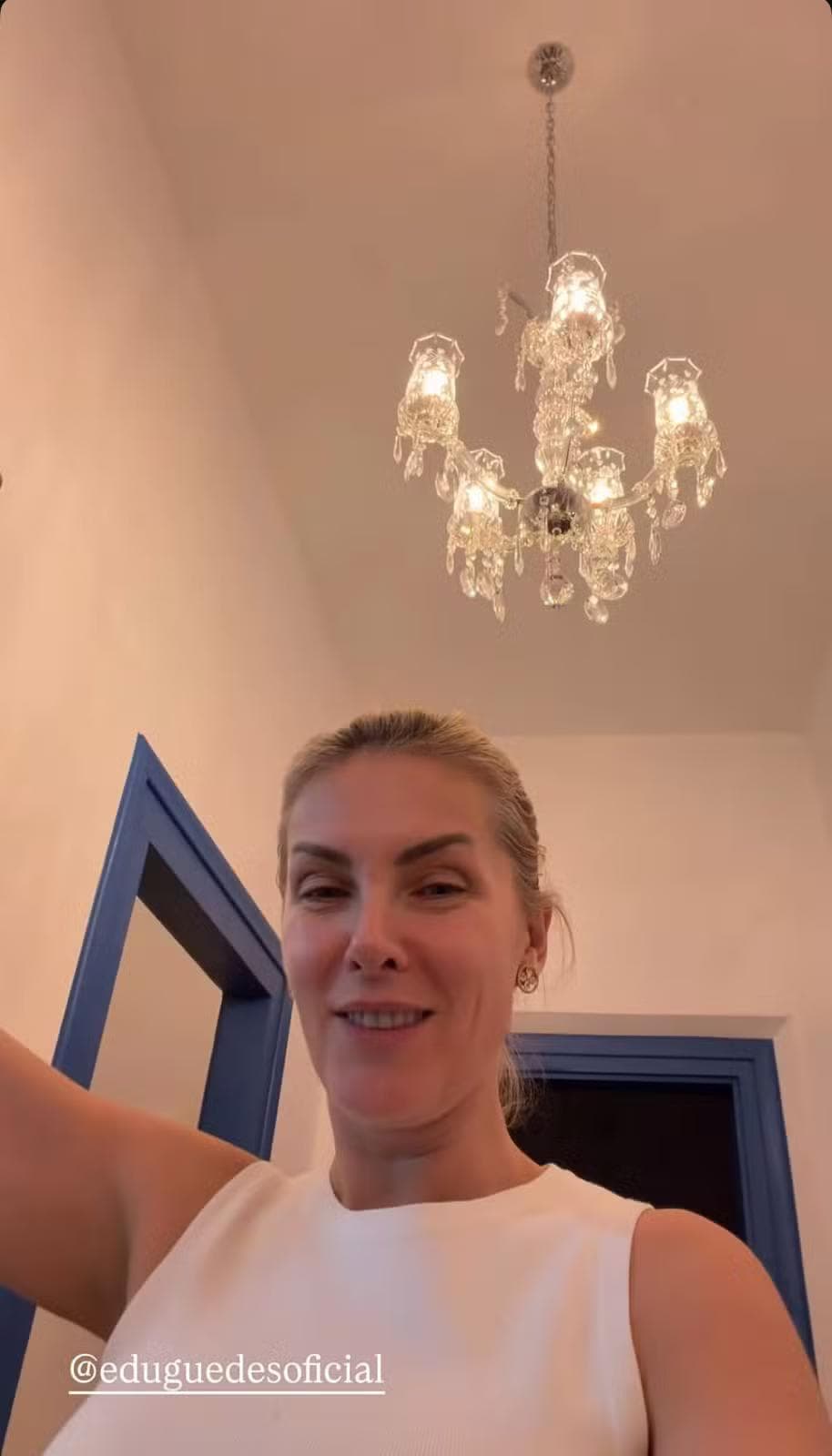 Ana Hickmann e Edu Guedes mostram primeira noite na casa nova e detalhes da decoração — Foto: Reprodução/Instagram