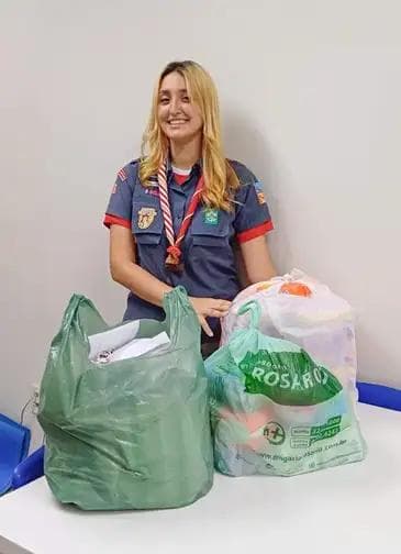 Rio de Janeiro (RJ), 27/05/2026 – Ana Clara Maimoni, Ação do Projeto Contra a Pobreza Menstrual, no Centro de Ensino Vila Planalto. Foto: Projeto Contra a Pobreza Menstrual/Divulgação - Projeto Contra a Pobreza Menstrual/Divulgação