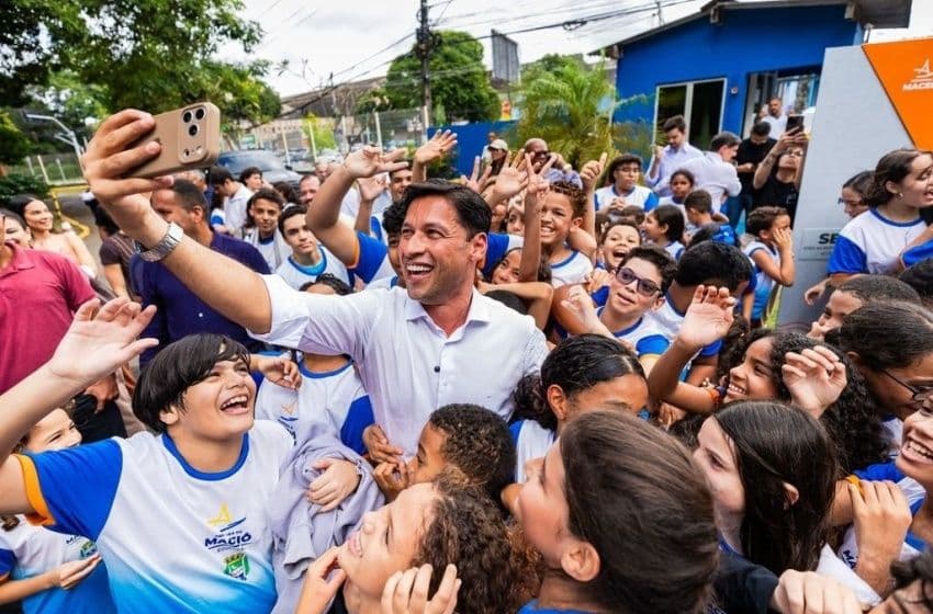 Nova unidade de ensino tem capacidade para atender 850 estudantes. Foto: Felipe Sóstenes/ Secom Maceió