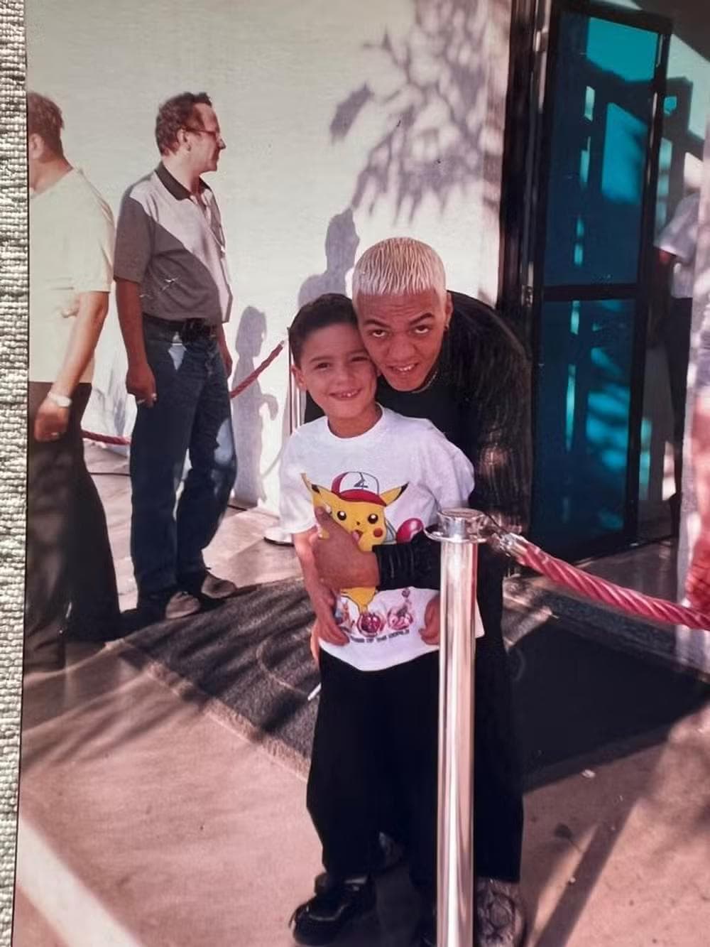 Ex de Rayane Figliuzzi relembra foto com Belo na infância — Foto: Reprodução/ Instagram