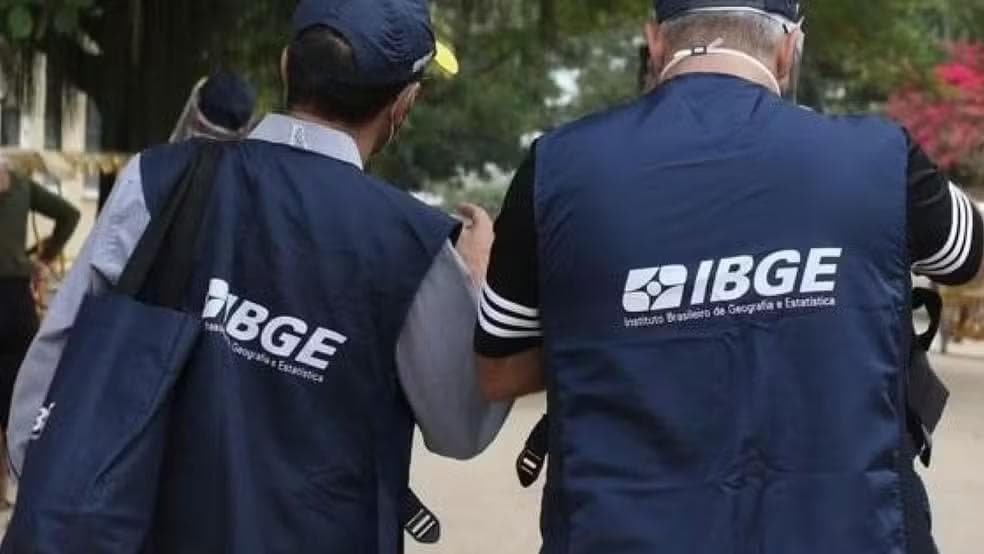 Agentes do IBGE — Foto: Reprodução