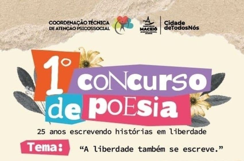 Concurso teve 101 poesias inscritas e a participação de 65 poetas de vários estados do Brasil