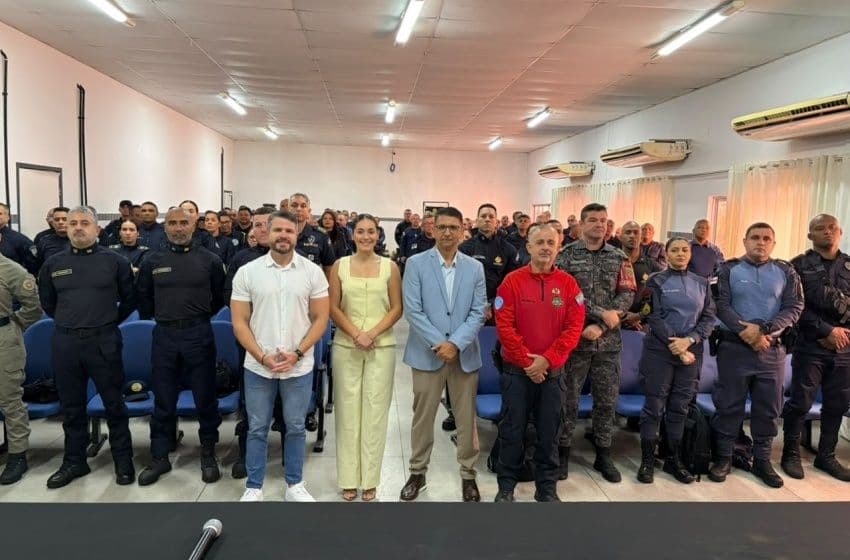 A realização da capacitação representa mais um investimento na valorização dos profissionais das guardas municipais de Maceió. Foto: Ascom Semsc
