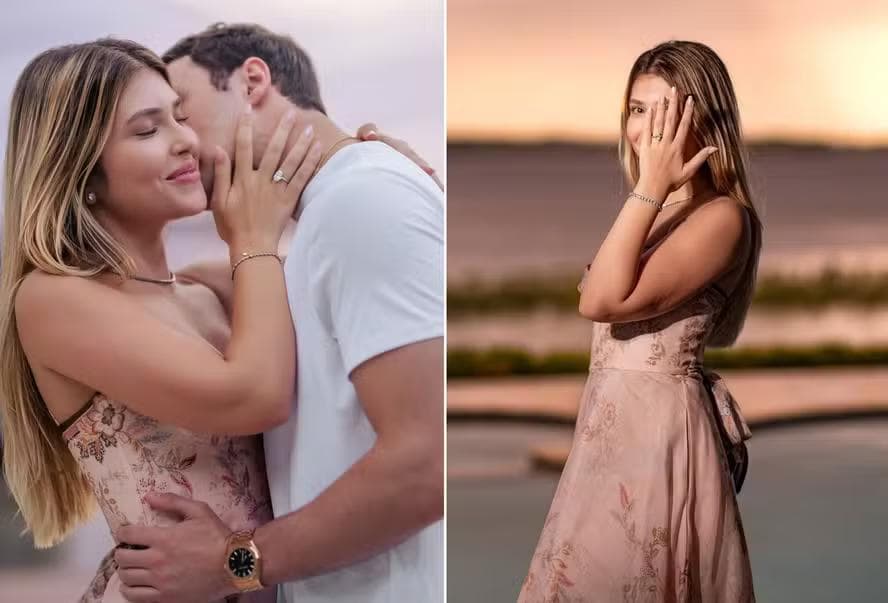 Maria Fernanda Nóbrega e David Barata — Foto: Reprodução/Instagram