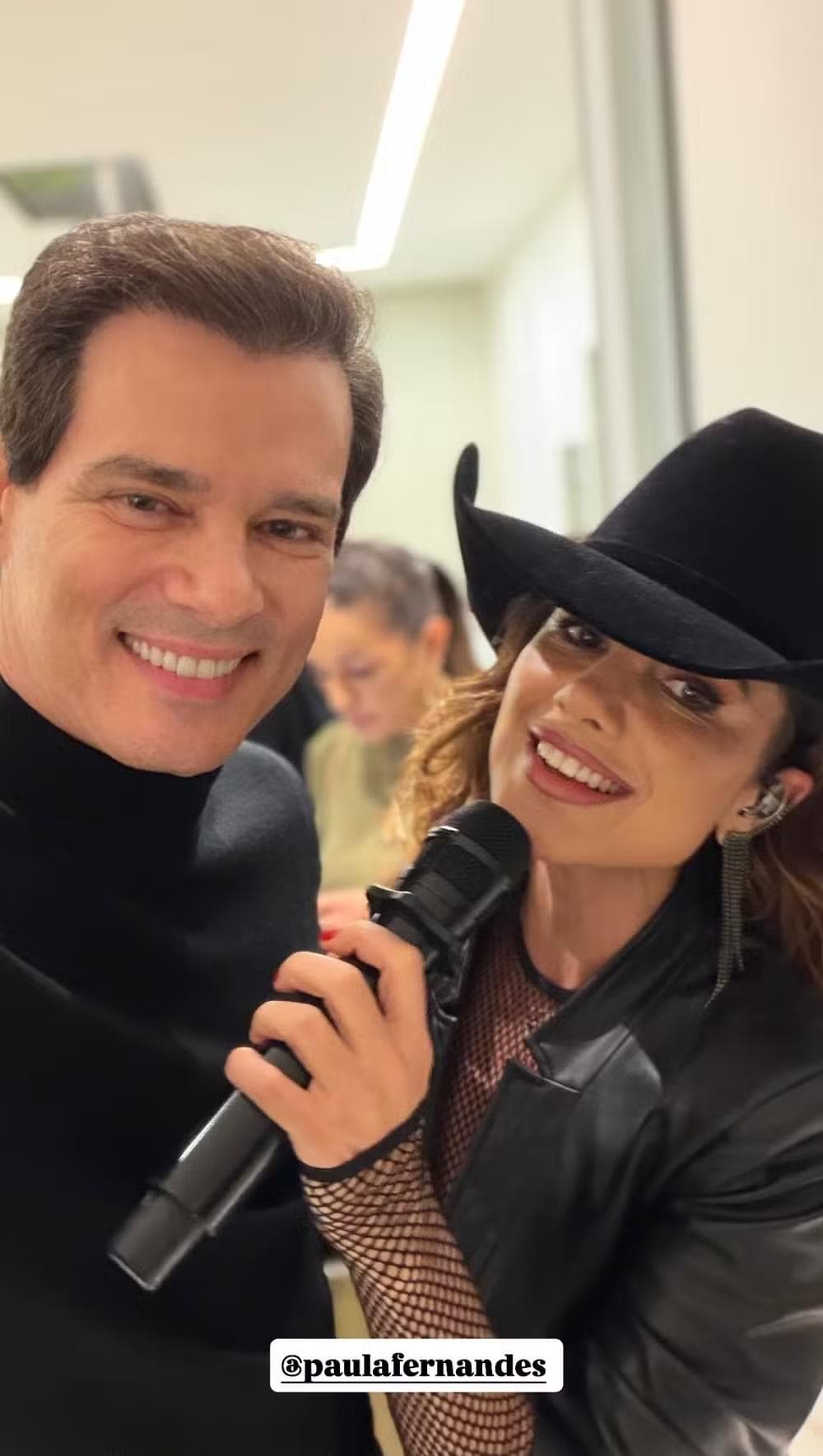 Celso Portiolli e Paula Fernandes — Foto: Reprodução/Instagram