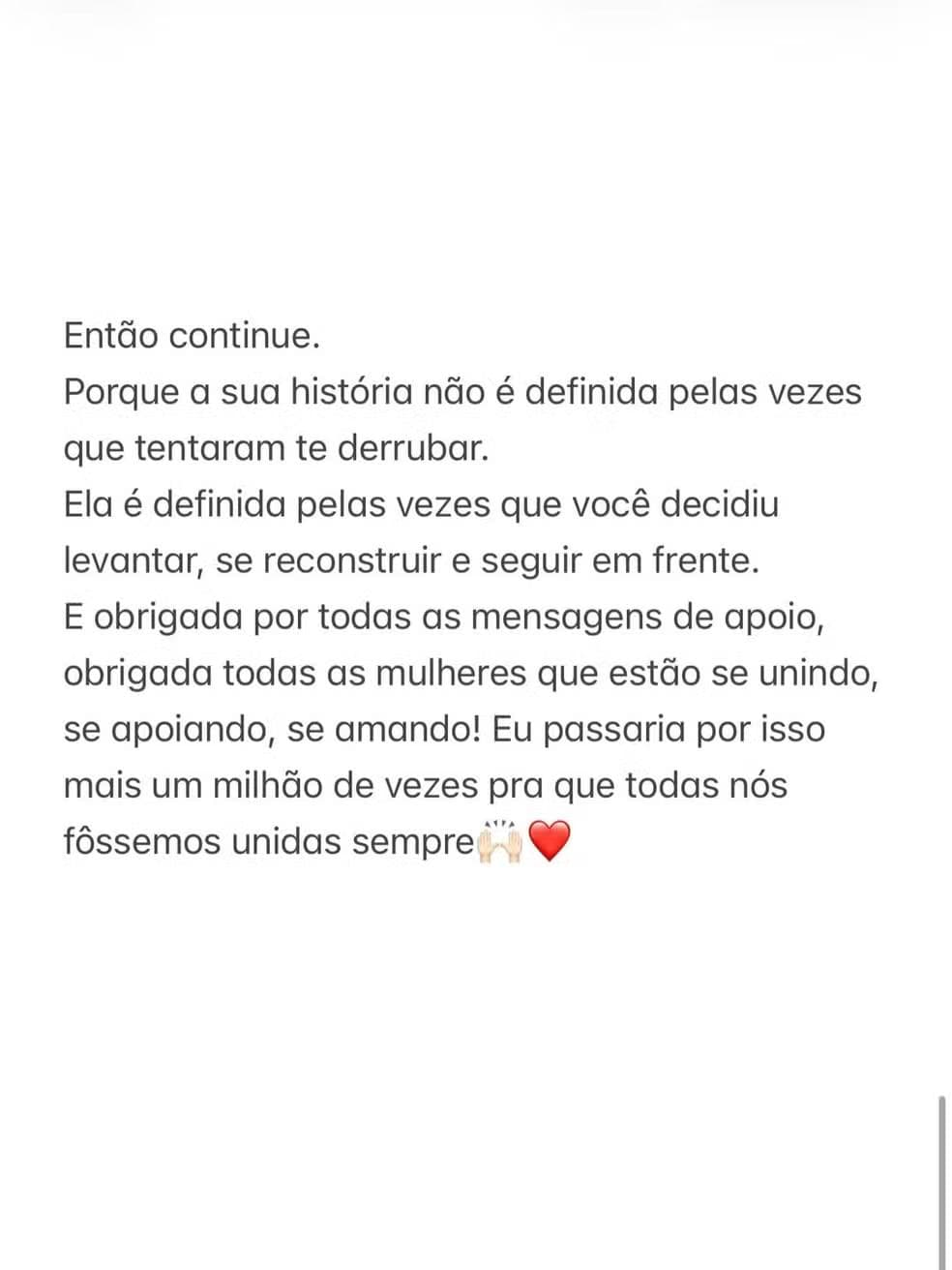 Virginia Fonseca faz um desabafo nas redes sociais após ataques — Foto: Reprodução/Instagram