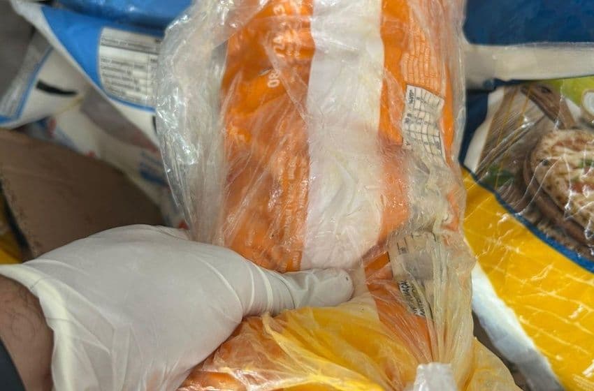 Apreensão de produtos estragados pela Visa. Foto: Cortesia