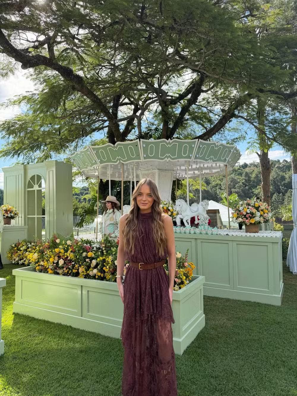 Rafaella Justus usou botas para a festa da irmã — Foto: Reprodução/ Instagram @rafapinheirojustus