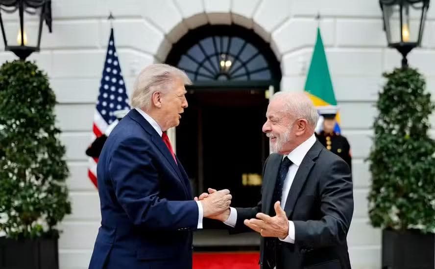 Presidentes Donald Trump e Lula em encontro na Casa Branca, em maio de 2026 — Foto: Divulgação/Lula