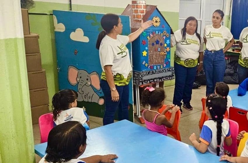 Alurb dá continuidade ao projeto Escola Alerta. Foto: Ascom Alurb