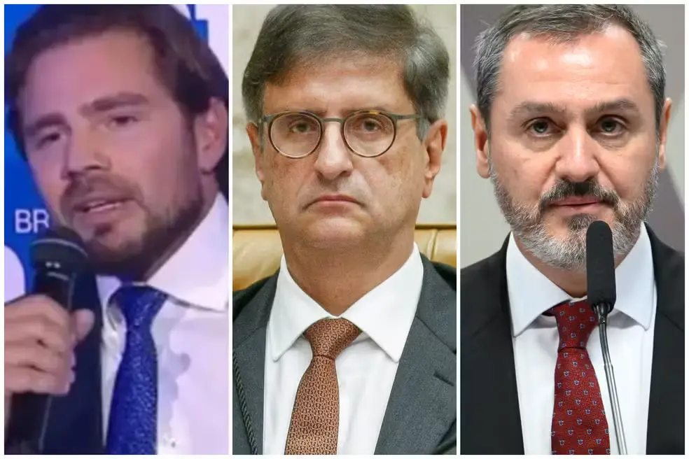 Daniel Vorcaro, Paulo Gonet e Andrei Rodrigues — Foto: Reprodução, Victor Piemonte/STF e Andressa Anholete/Agência Senado