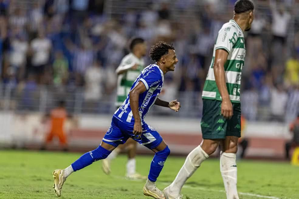 Rian Santana é o artilheiro da Série D com 10 gols — Foto: Allan Max/Ascom CSA