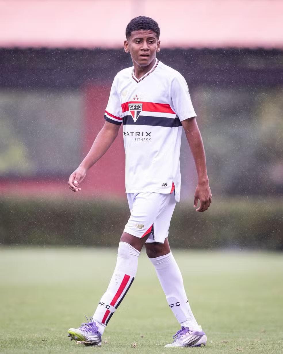 Micael Leandro foi atleta da base do São Paulo — Foto: Reprodução/Instagram