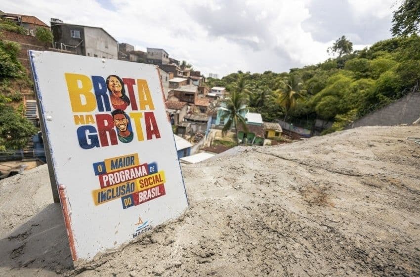 Obras na parte alta de Maceió. Foto: Secom Maceió