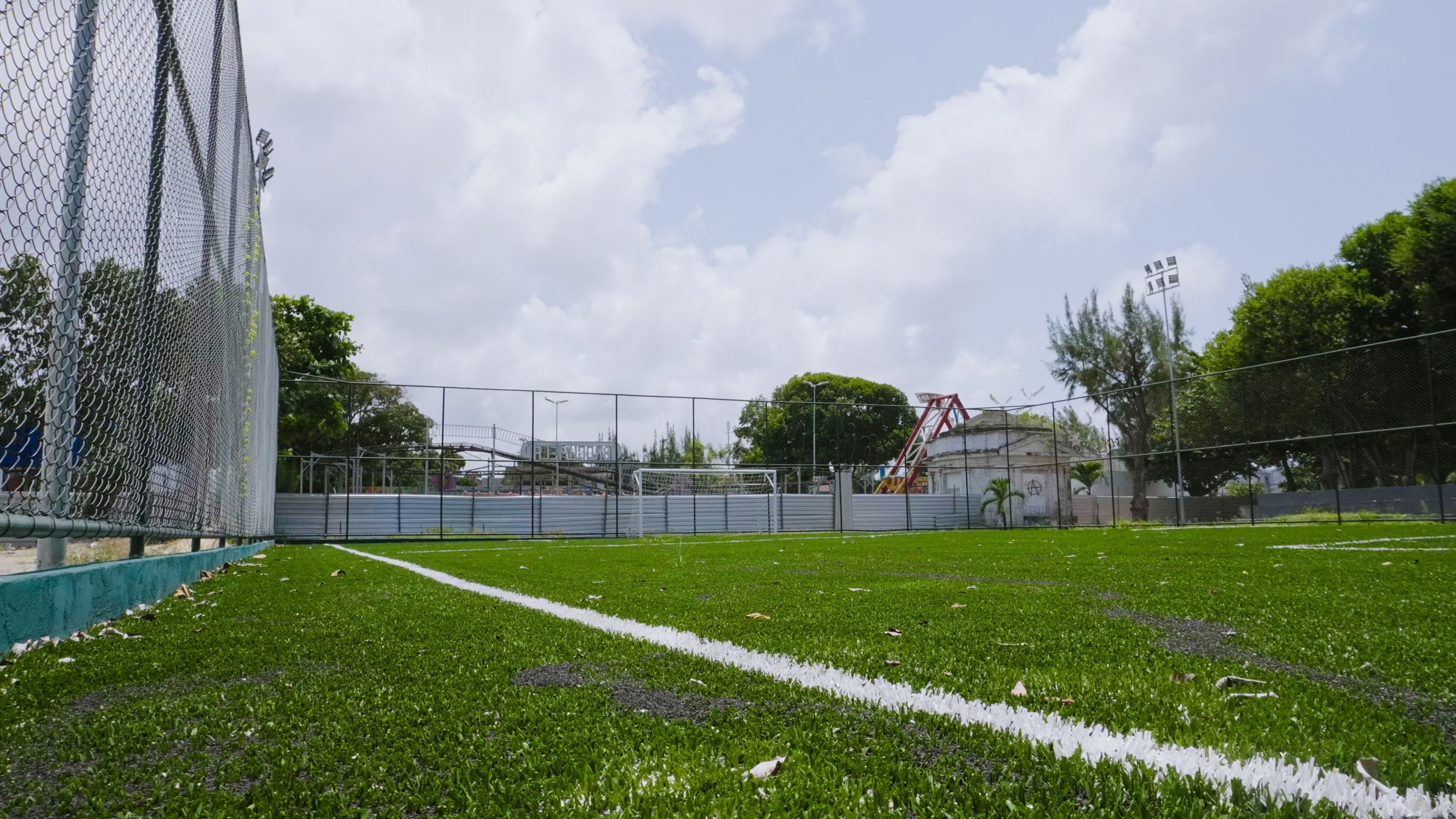 Nova areninha esportiva da Praça da Faculdade (Praça Afrânio Jorge). Foto: Ascom Seminfra
