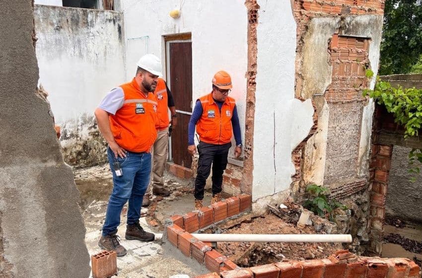Técnicos do órgão podem avaliar o imóvel por meio de vistorias. População pode solicitar ligando para 199. Foto: Ascom Defesa Civil Maceió