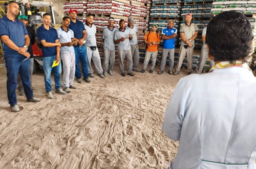 Atividade em alusão ao mês da conscientização e combate às hepatites virais. Foto: Cortesia