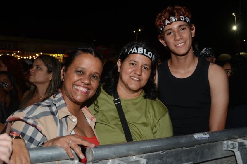 Em sequência, Rafaela Ferreira, Edlane Pedrosa e Guilherme Pedrosa. Foto: Beto Macário/ Secom Maceió