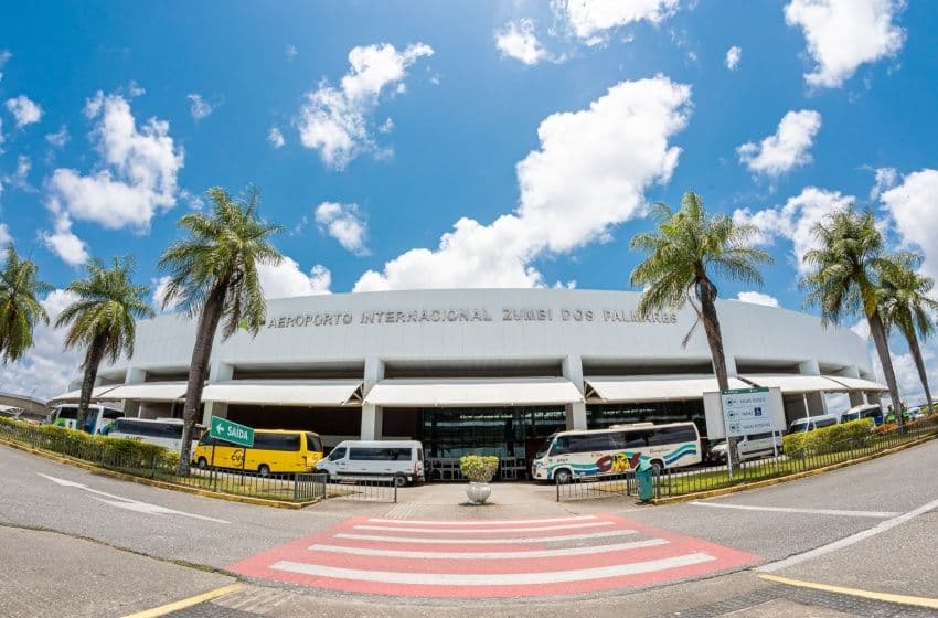 Aeroporto de Maceió Zumbi dos Palmares. Foto: Itawi Albuquerque - Secom.