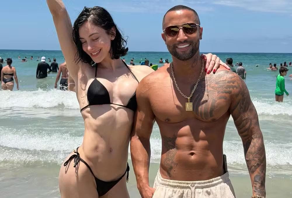 Bella Longuinho e o namorado, Wil Leite — Foto: Reprodução/Instagram
