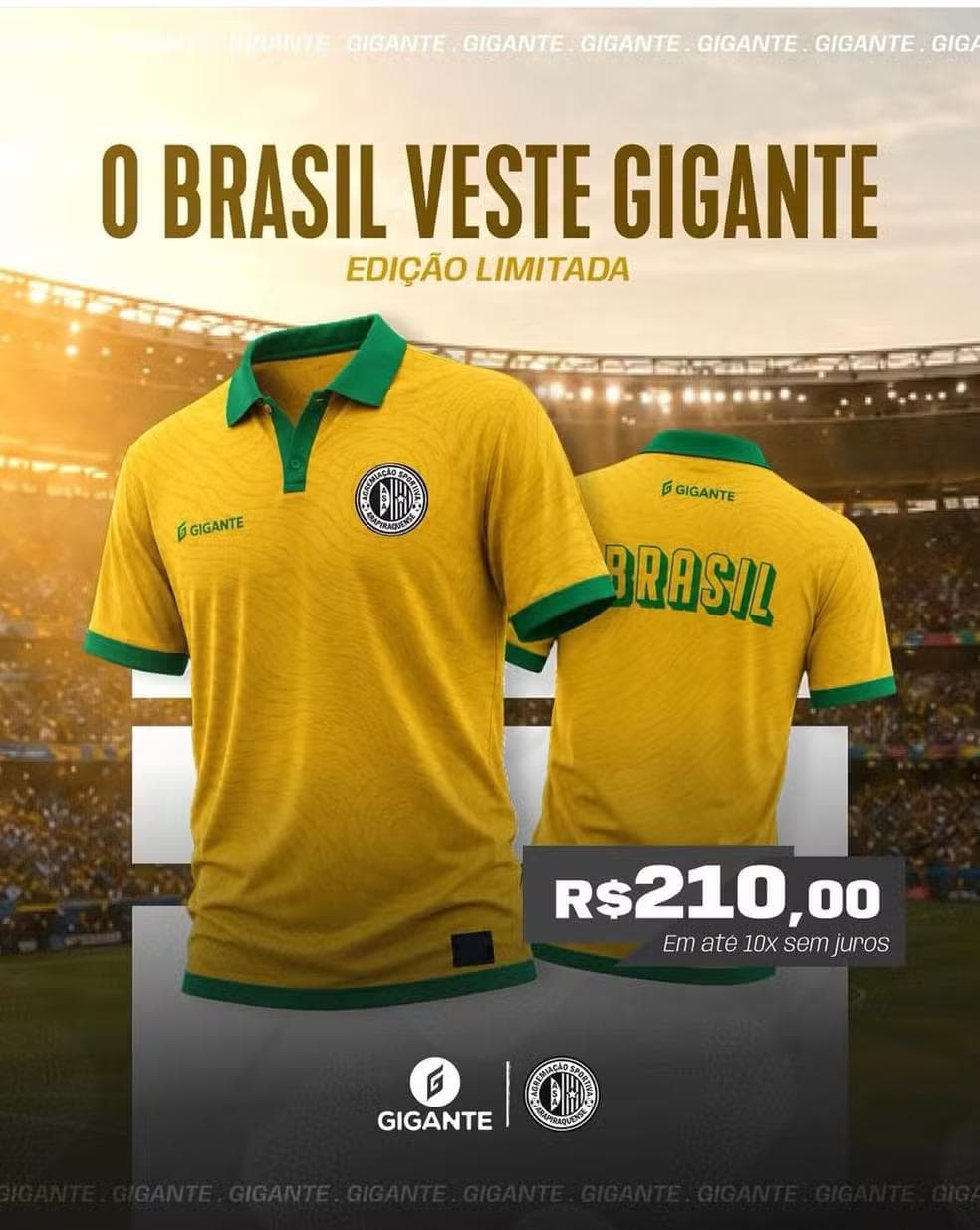 Camisa do ASA especial para a Copa do Mundo — Foto: Divulgação/ASA