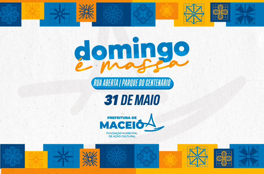 Domingo é Massa leva cultura popular, lazer e diversão para a Rua Aberta do Parque Centenário neste domingo (31), das 8h às 17h.