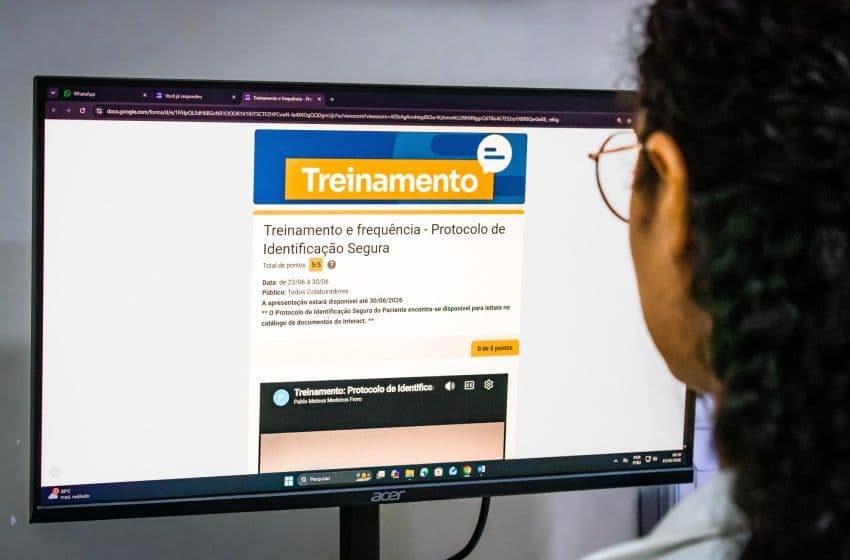 Com treinamento acessível a todos os colaboradores, unidade fortalece a padronização dos processos e amplia a qualidade do cuidado oferecido aos pacientes. Foto: David Silas/Ascom Maceió Saúde