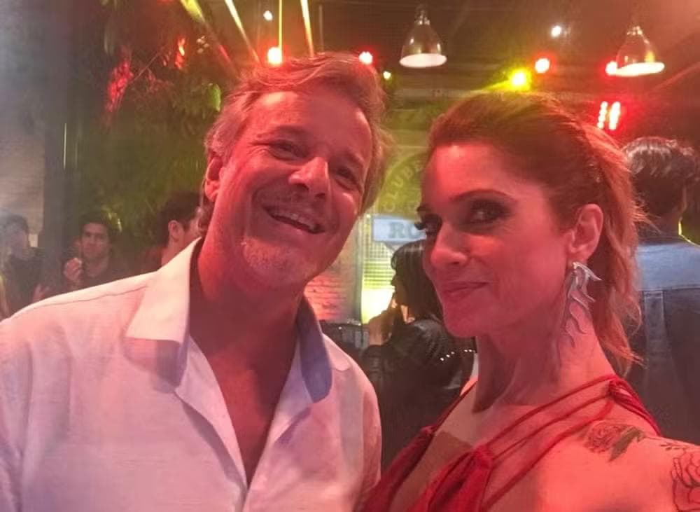 Leticia Spiller abre álbum com Marcello Novaes no dia do aniversário do ator — Foto: Reprodução/Instagram