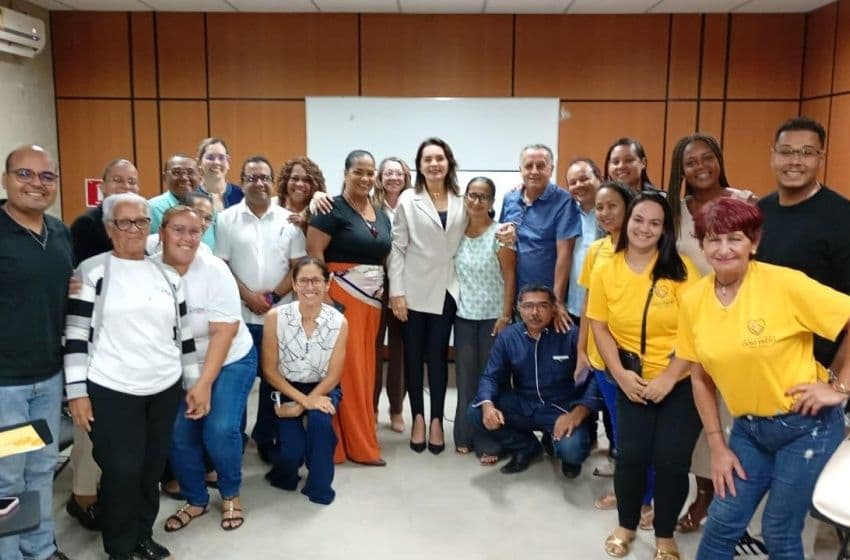 Encontro reuniu representantes de Cozinhas Solidárias de Maceió. Foto: Ascom Semdes