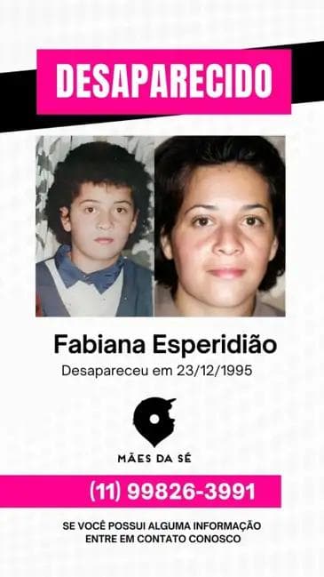 Ivanise transformou a dor de perder a filha e luta por outros desaparecidos - Arquivo pessoal
