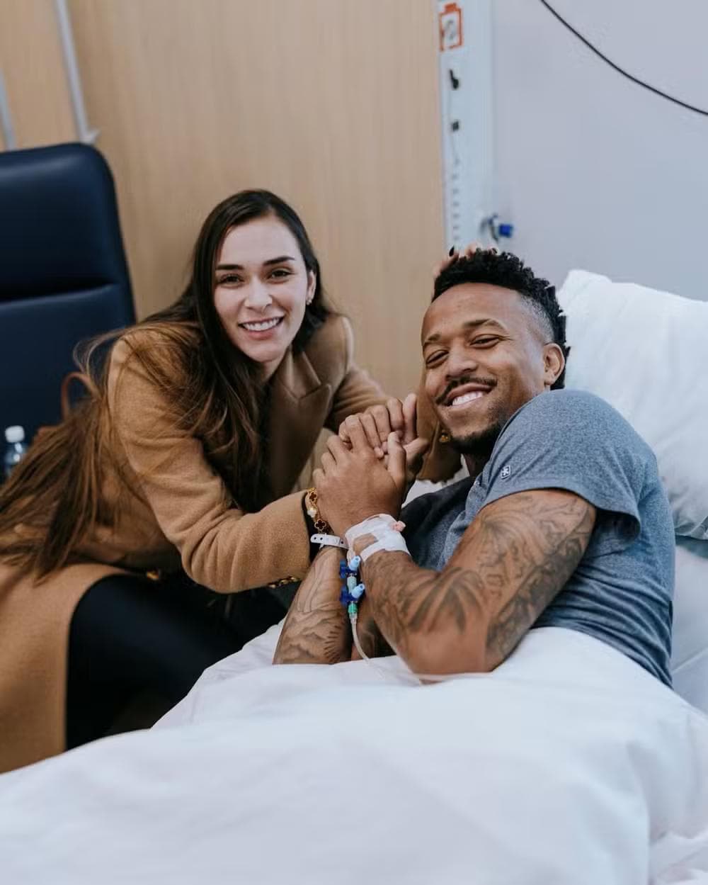 Eder Militão e Tainá Militão — Foto: Reprodução/Instagram