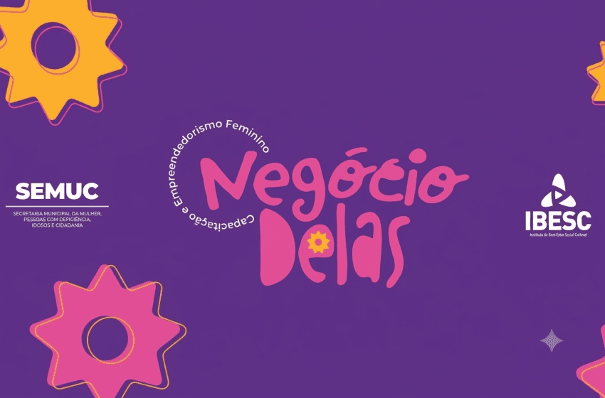 As vagas são destinadas a mulheres empreendedoras interessadas em participar das palestras e das atividades do evento.