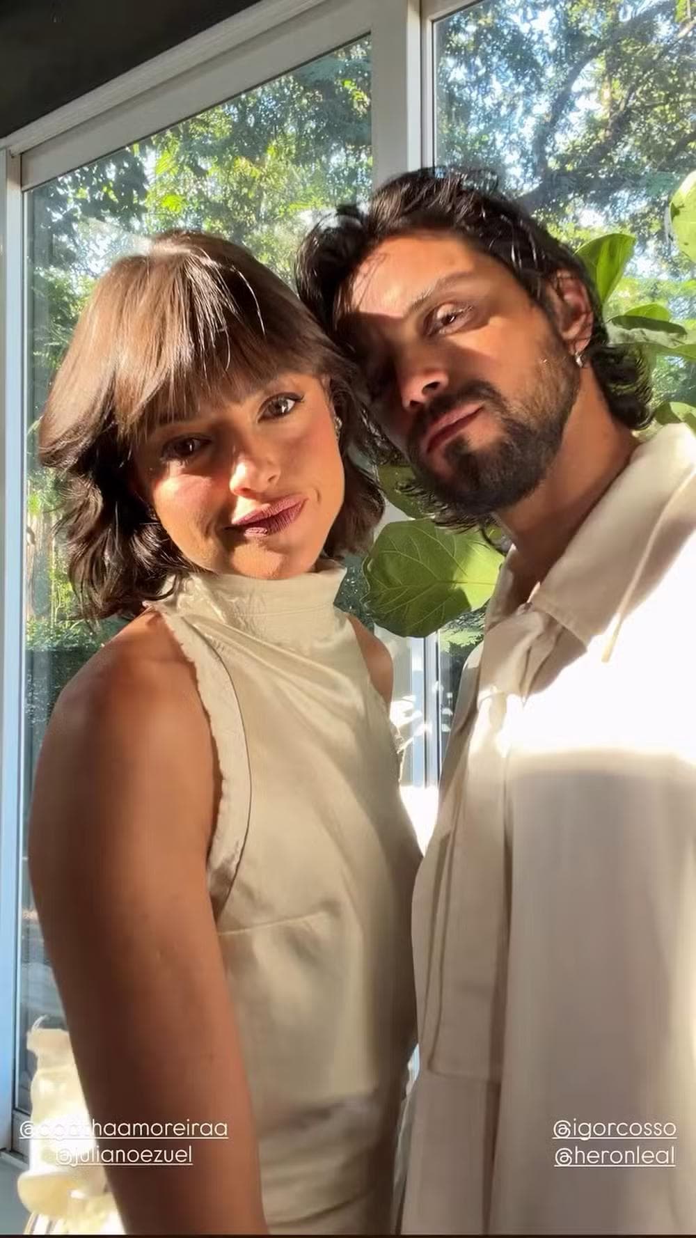 Agatha Moreira e Rodrigo Simas — Foto: Reprodução/ Instagram @agathaamoreiraa