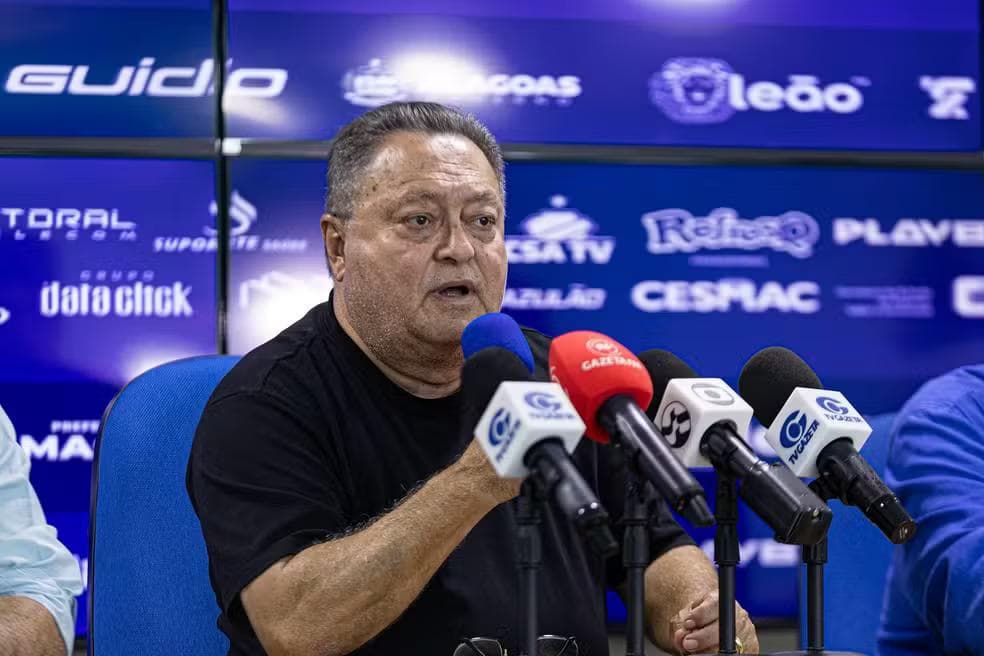 Robson Rodas disse que salários do CSA estão em dia — Foto: Allan Max/ASCOM CSA