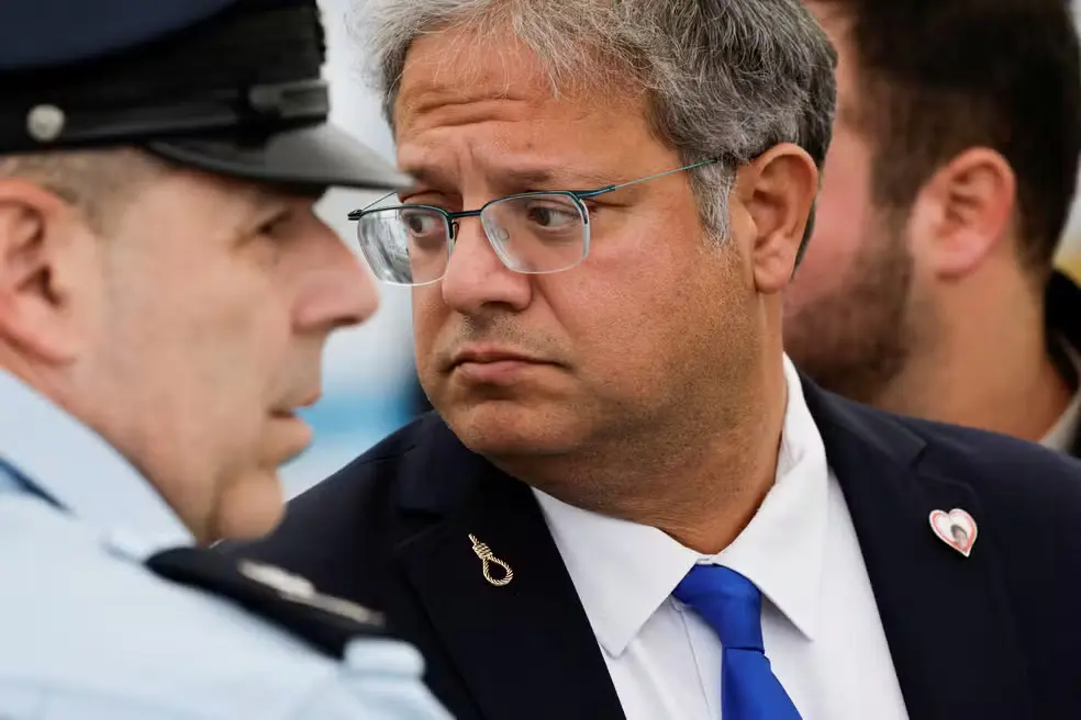 Ministro israelense Itamar Ben-Gvir publica vídeo em que celebra fome de prisioneiros palestinos em prisões do país — Foto: Reprodução/Redes Sociais