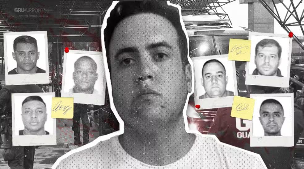 Caso Gritzbach escancarou o envolvimento de policiais com facções — Foto: Arte/g1