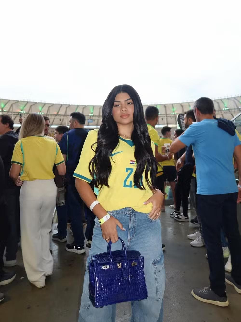 Eduarda Santos conheceu Rayan quando o jovem começou sua carreira no Vasco — Foto: Reprodução